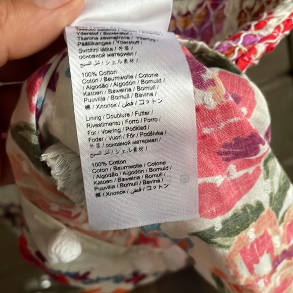 NWOT Farm Rio smocked mini skirt, size XL - Picture 6 of 7